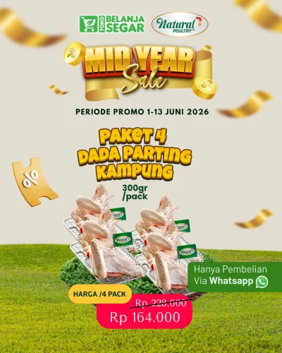 toko belanja segar promo paket 4 dada parting kampung