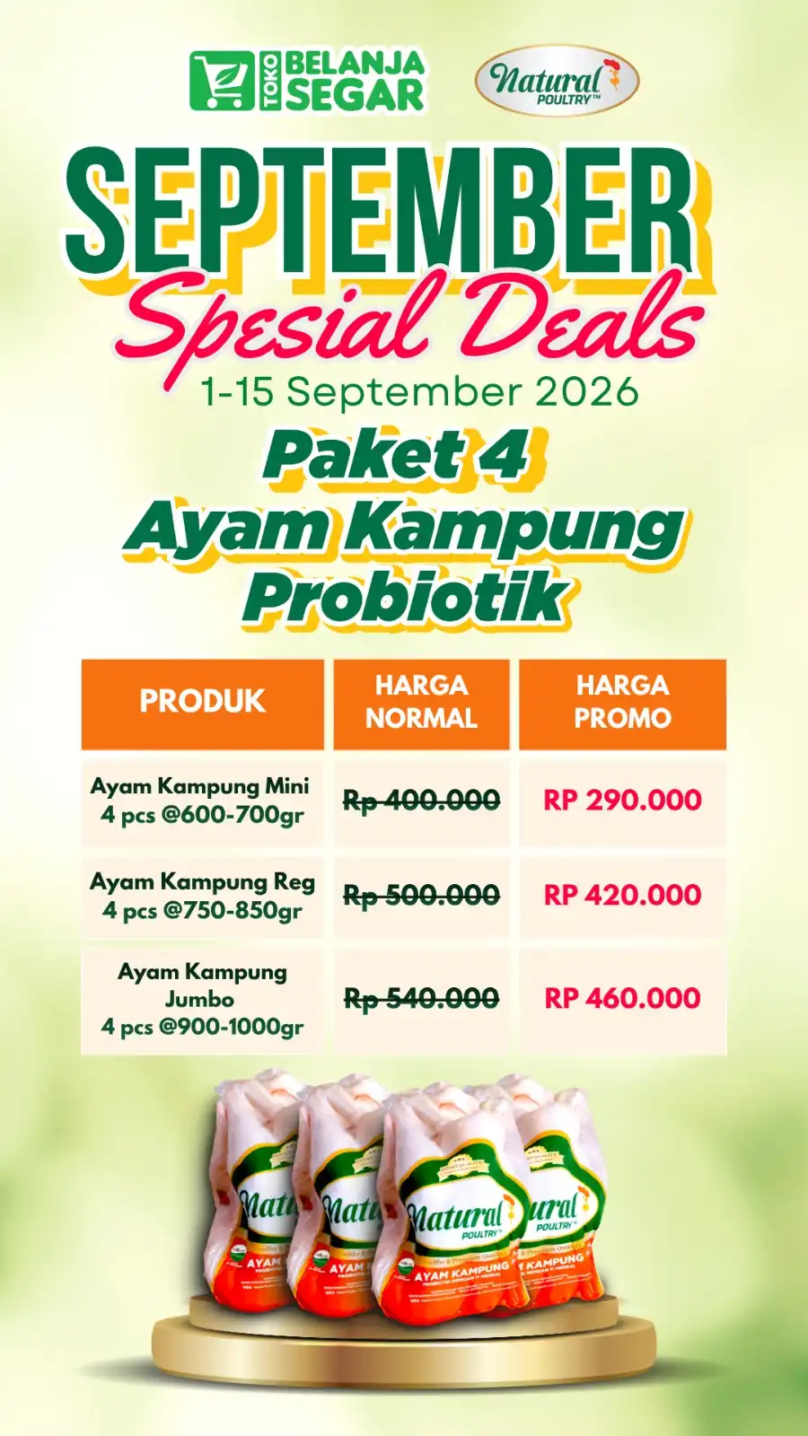 toko-belanja-segar-paket-4-ekor-ayam-kampung-natural-poultry